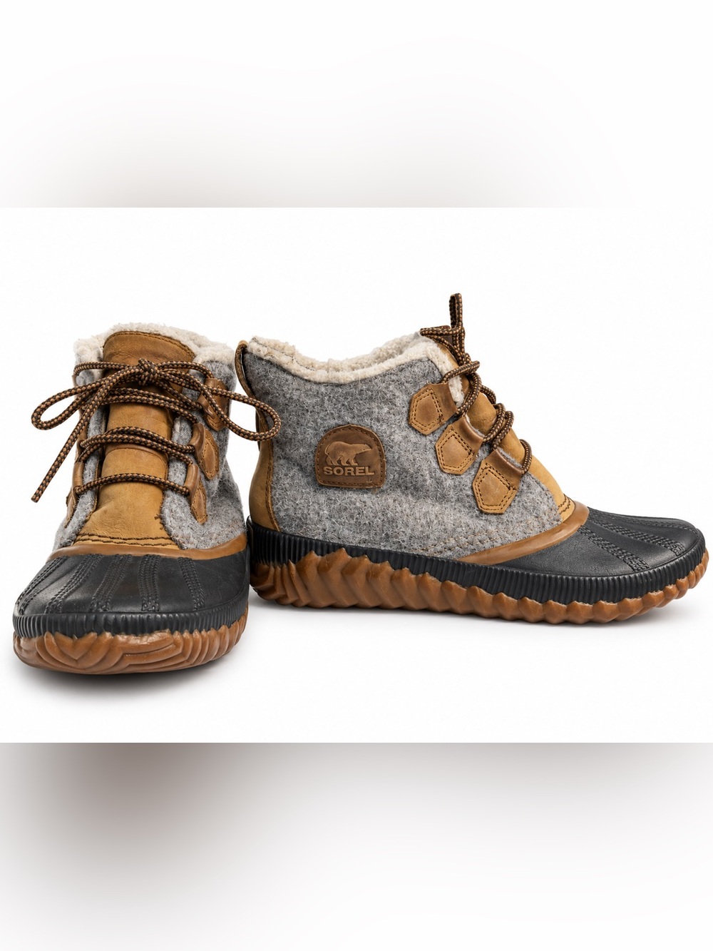 SOREL Out 'N About Plus Waterproof Boot in the "Quarry"